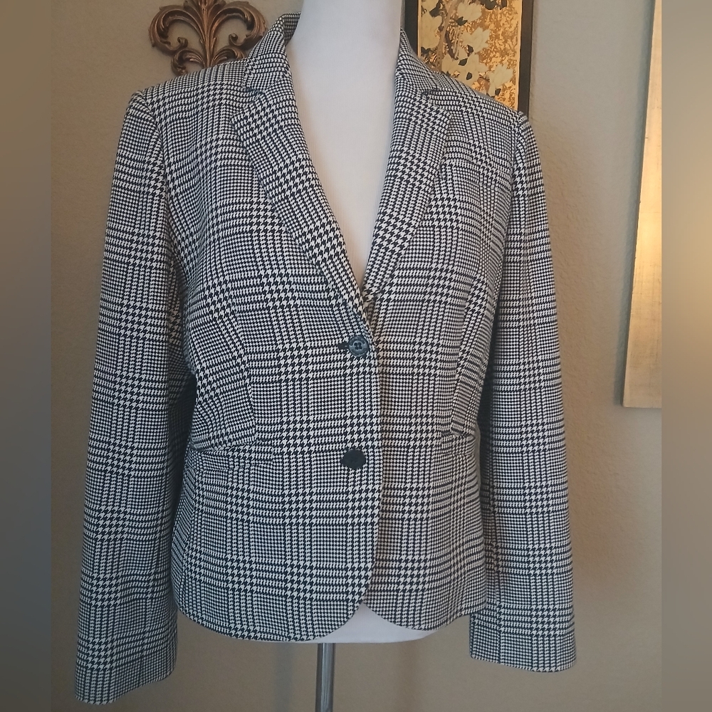 Calvin Klein Houndstooth Blazer